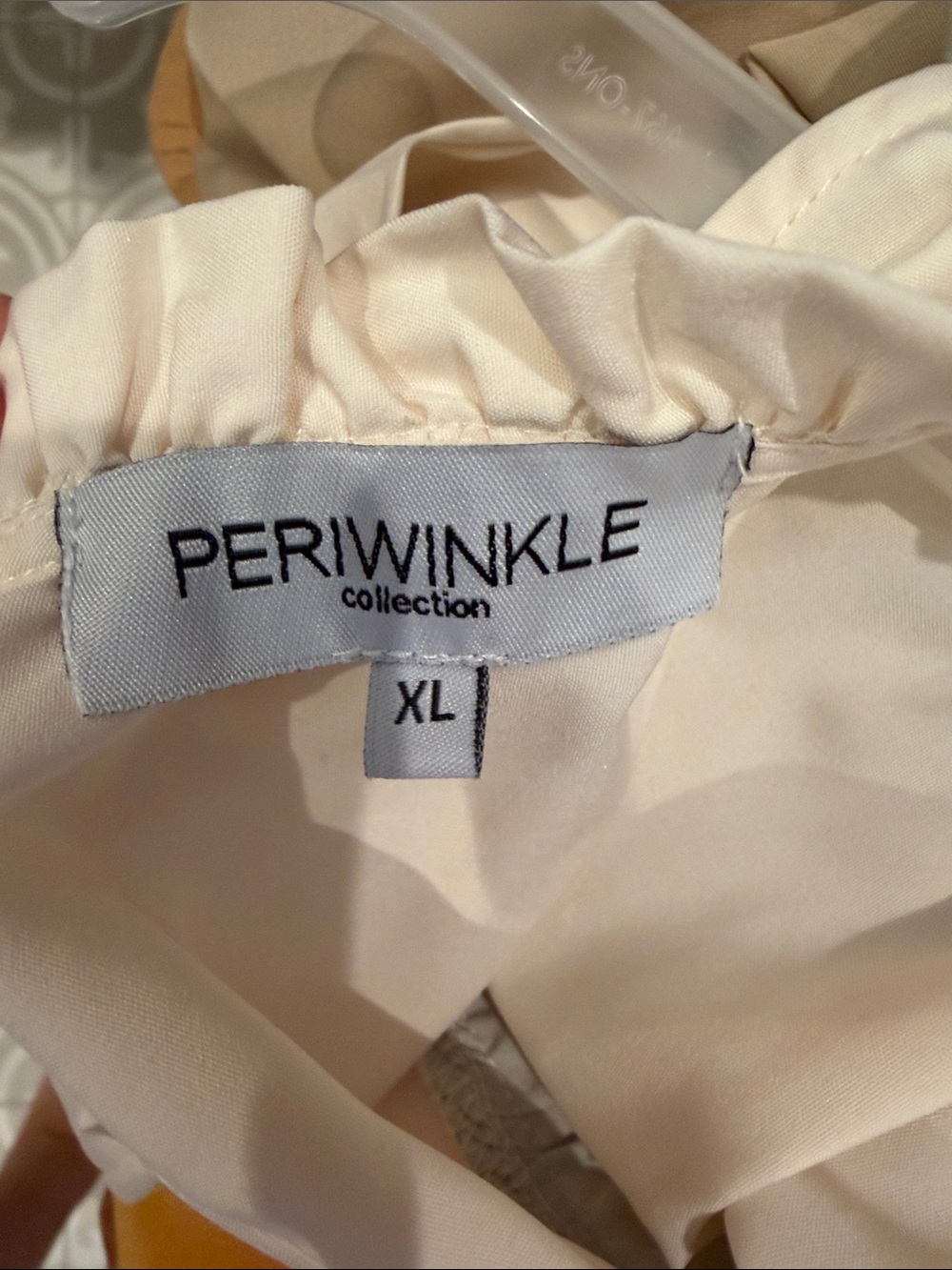Periwinkle by Barlow Cream Ruffled Blouse - Picture 3 of 3